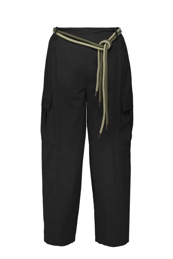 Donna Bomboogie Pantaloni>Pantaloni Cargo Balloon Fit Con Cintura In Corda Bicolore