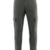 Uomo Bomboogie Pantaloni>Pantaloni Cargo In Gabardina Di Cotone