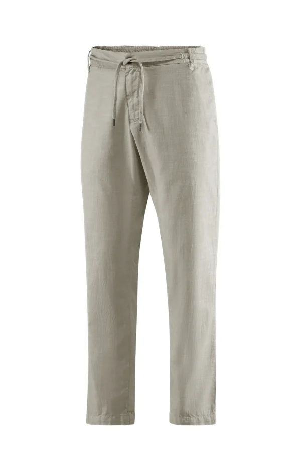 Uomo Bomboogie Pantaloni>Pantaloni Chino Con Elastico E Cordino In Vita