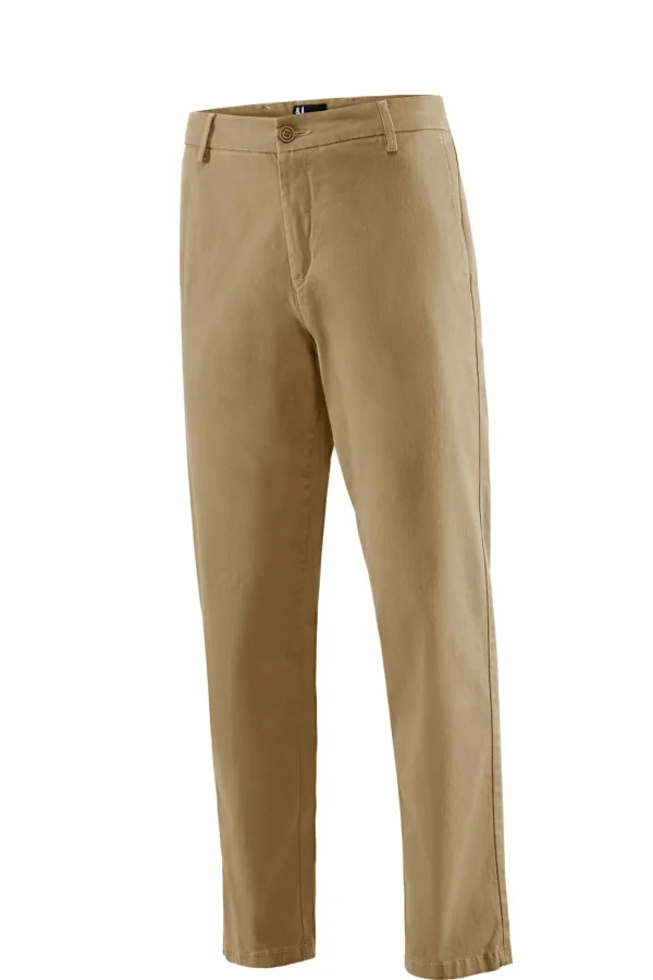 Uomo Bomboogie Pantaloni>Pantaloni Chino In Gabardina Di Cotone