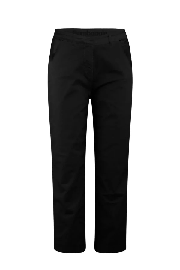 Donna Bomboogie Pantaloni>Pantaloni Chino In Raso Di Cotone Stretch Pesante