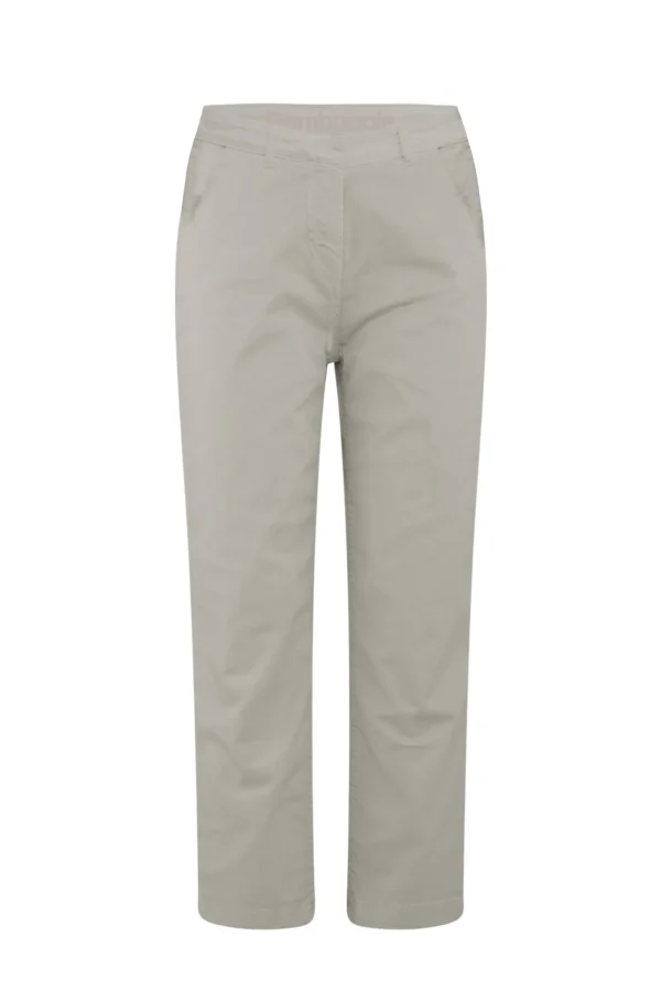 Donna Bomboogie Pantaloni>Pantaloni Chino In Raso Di Cotone Stretch Pesante