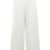Donna Bomboogie Pantaloni>Pantaloni Con Coulisse In Jersey Di Cotone Misto Lino