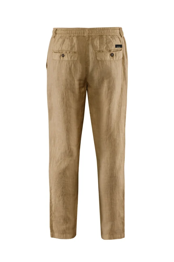 Uomo Bomboogie Pantaloni>Pantaloni In Lino Comfy Fit