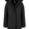Bambino Bomboogie Bambina>Parka Bambina Cappuccio Con Pelo