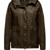 Donna Bomboogie Parka>Parka Corto In Nylon Brillante