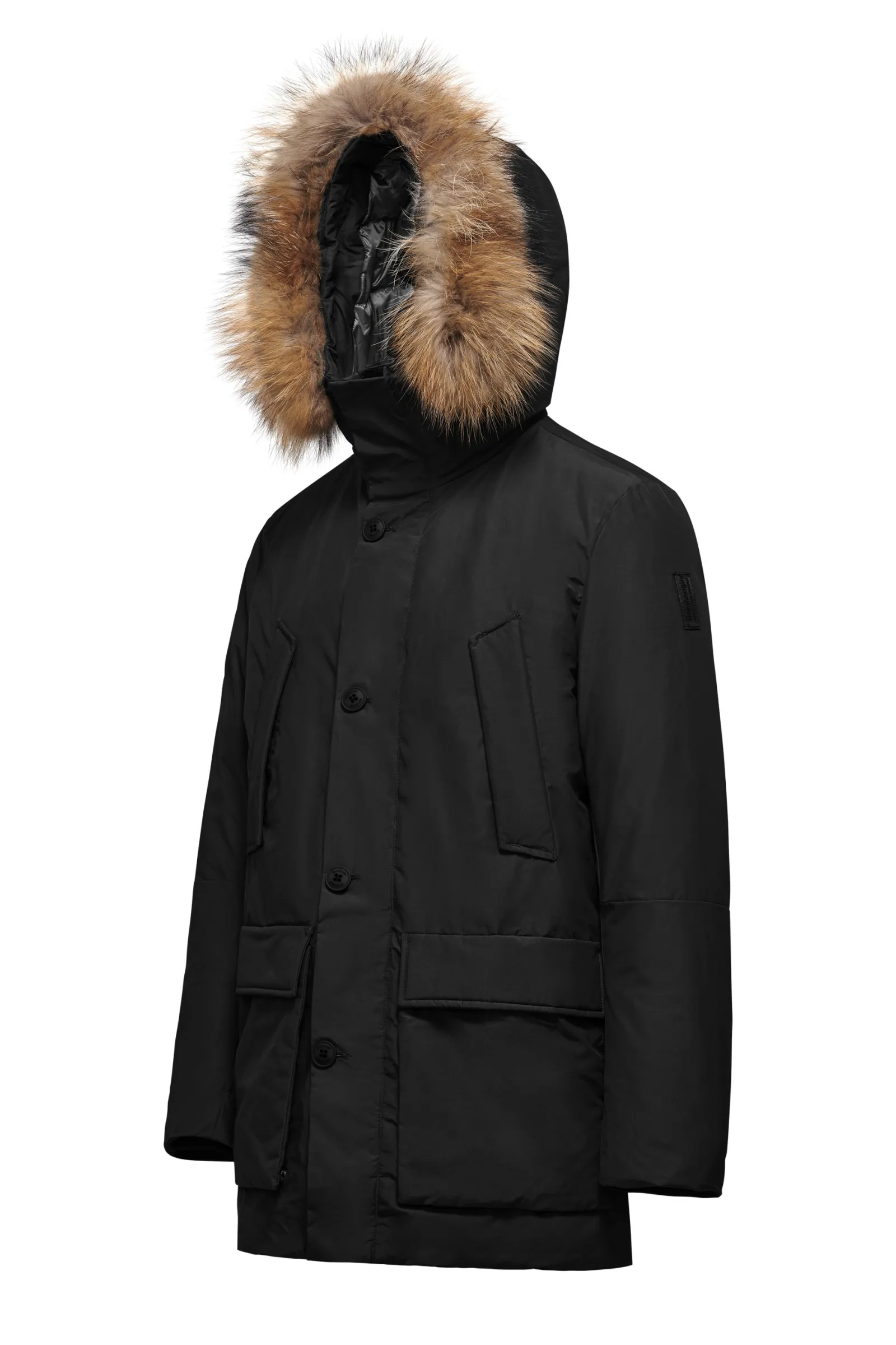 parka_imbottitura_riciclata_con_bordo_cappuccio_in_vera_pelliccia_1.webp Uomo Bomboogie Parka>Parka Imbottitura Riciclata Con Bordo Cappuccio In Vera Pelliccia