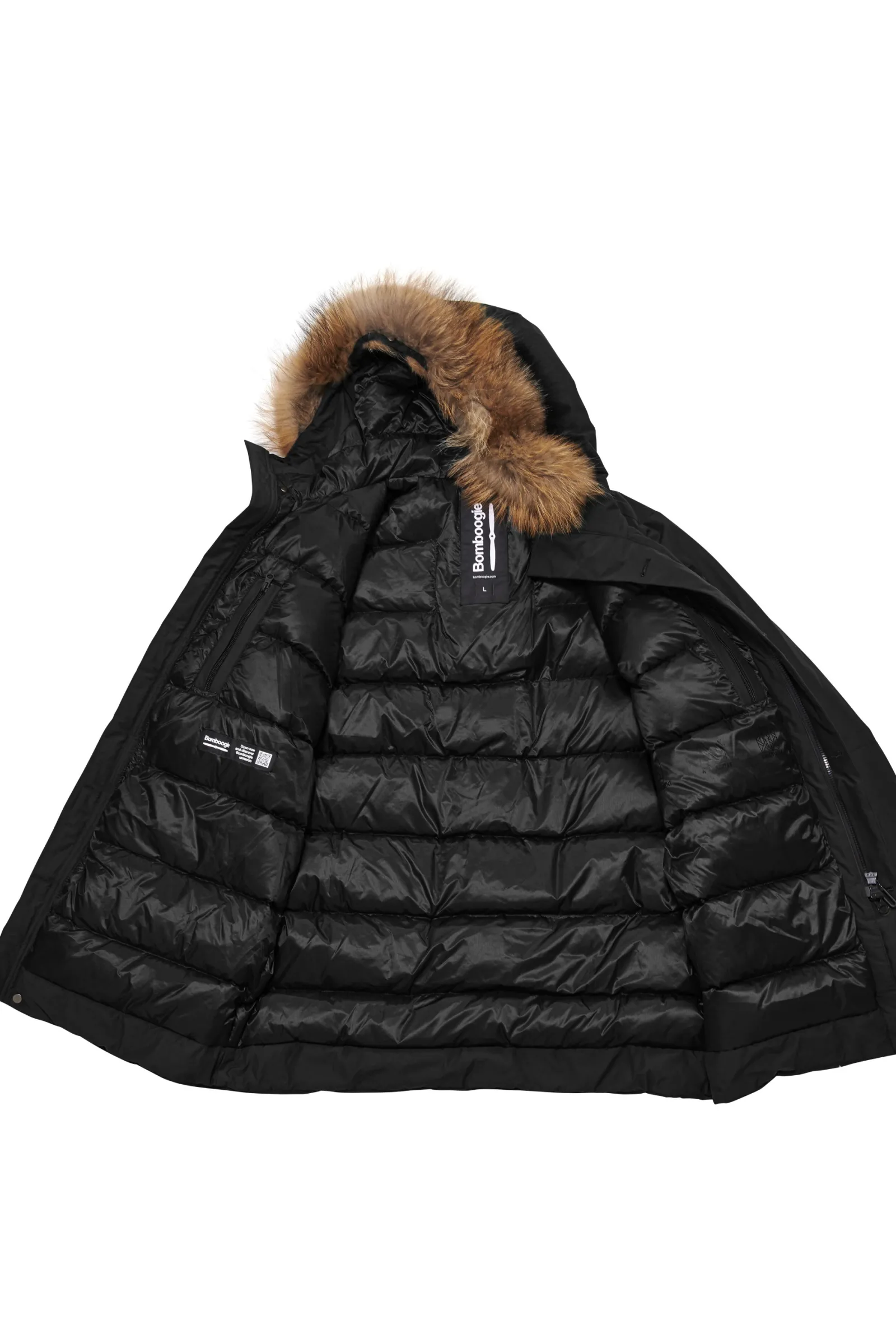 parka_imbottitura_riciclata_con_bordo_cappuccio_in_vera_pelliccia_3.webp Uomo Bomboogie Parka>Parka Imbottitura Riciclata Con Bordo Cappuccio In Vera Pelliccia
