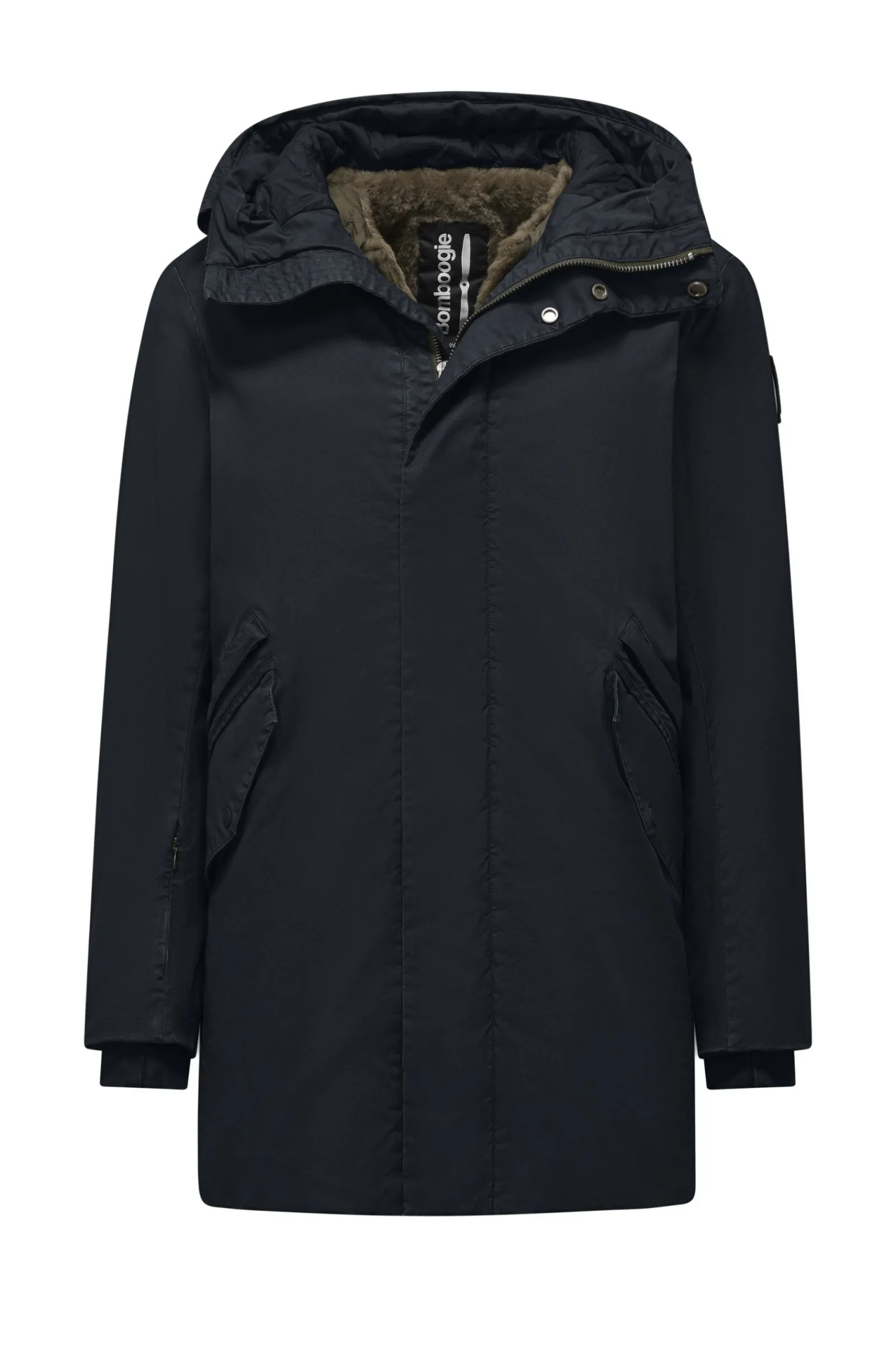 parka_in_cotone_lavato_con_interno_staccabile_17.webp Uomo Bomboogie Cappotti>Parka In Cotone Lavato Con Interno Staccabile