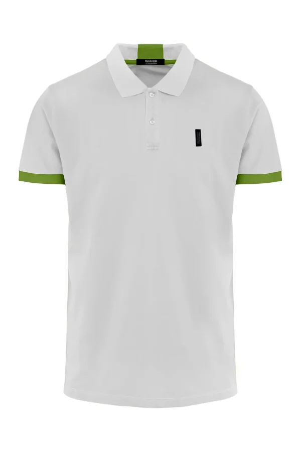 Uomo Bomboogie T-Shirts & Polo>Polo A Manica Corta In Cotone Piquet