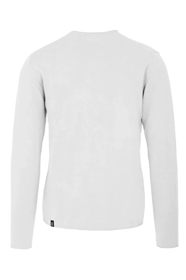 Uomo Bomboogie Maglie & Felpe>Pullover Girocollo In Maglia Rasata Con Bordi Arrotolati