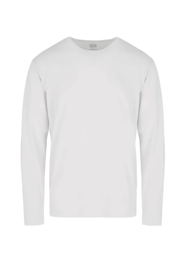 Uomo Bomboogie T-Shirts & Polo>T-Shirt A Manica Lunga Cotone Organico