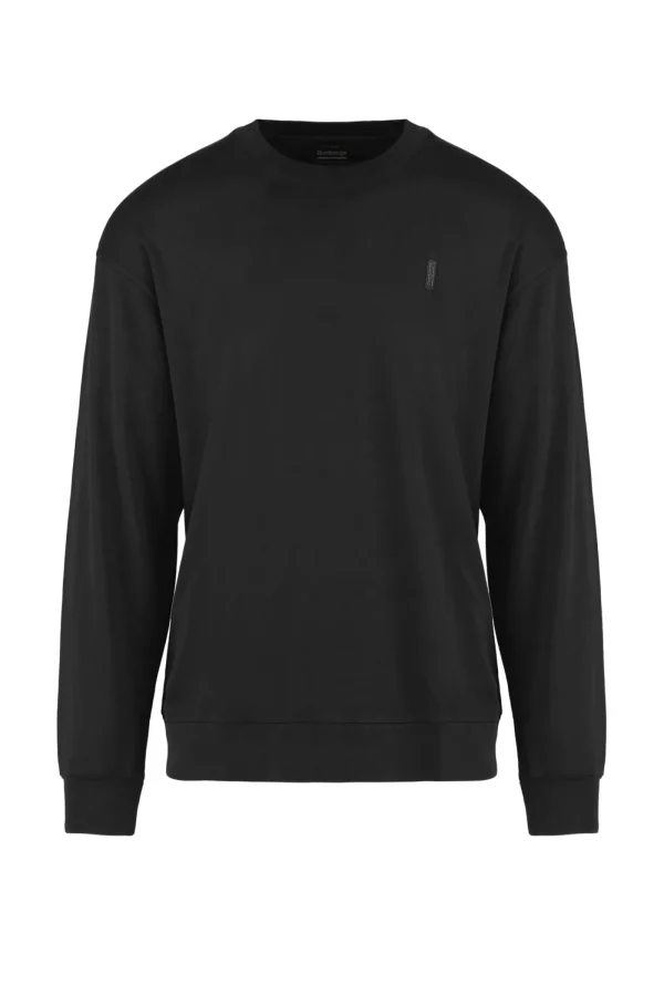 Uomo Bomboogie T-Shirts & Polo>T-Shirt A Manica Lunga In Jersey Di Cotone Pesante