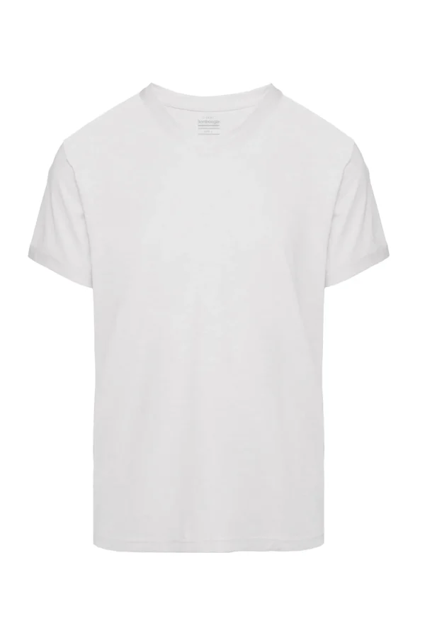 Uomo Bomboogie T-Shirts & Polo>T-shirt Con Scollo A V In Jersey Fiammato