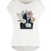 Donna Bomboogie T-Shirts>T-Shirt Con Stampa Floreale