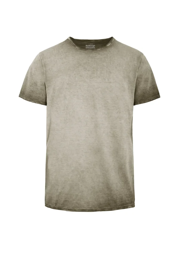 Uomo Bomboogie T-Shirts & Polo>T-Shirt Girocollo A Manica Corta In Cotone