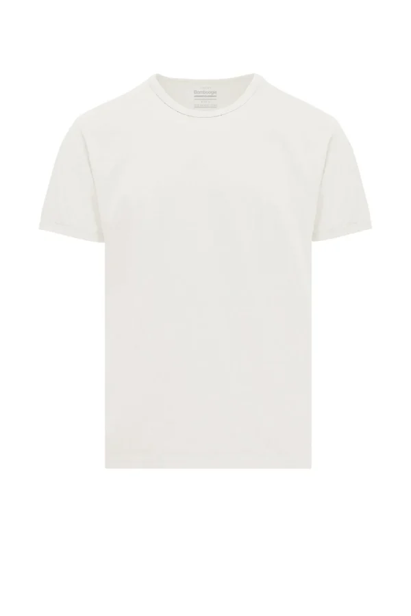 Uomo Bomboogie Maglie & Felpe>T-Shirt In Cotone Organico Pesante