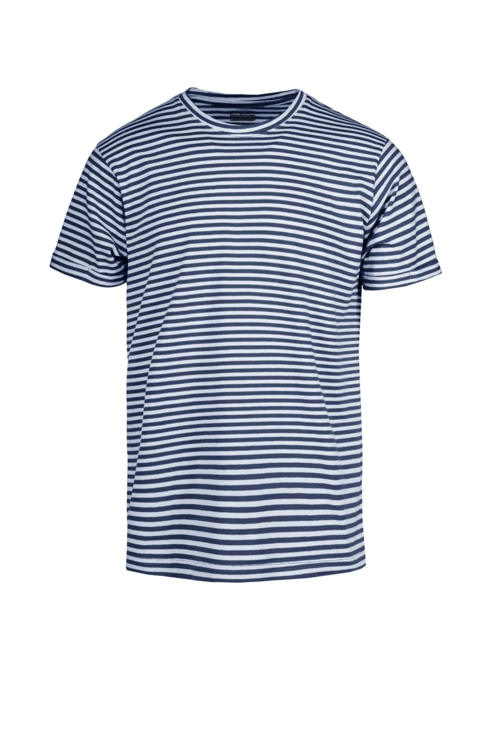 tshirt_manica_corta_in_cotone_rigato_3.webp Uomo Bomboogie T-Shirts & Polo>T-Shirt Manica Corta In Cotone Rigato