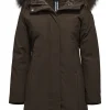Donna Bomboogie Parka>Vienna Parka Jacket - Parka Imbottito Con Cappuccio In Pelliccia