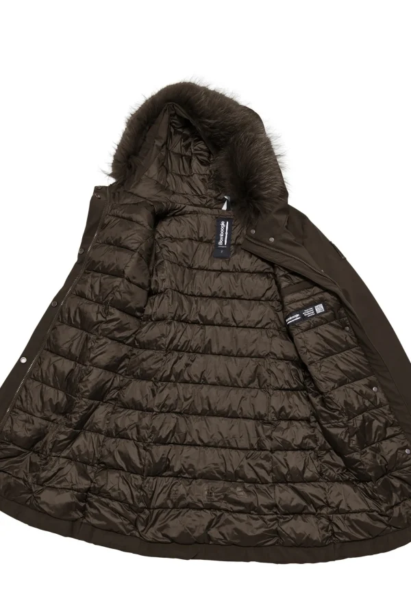 Donna Bomboogie Parka>Vienna Parka Jacket - Parka Imbottito Con Cappuccio In Pelliccia
