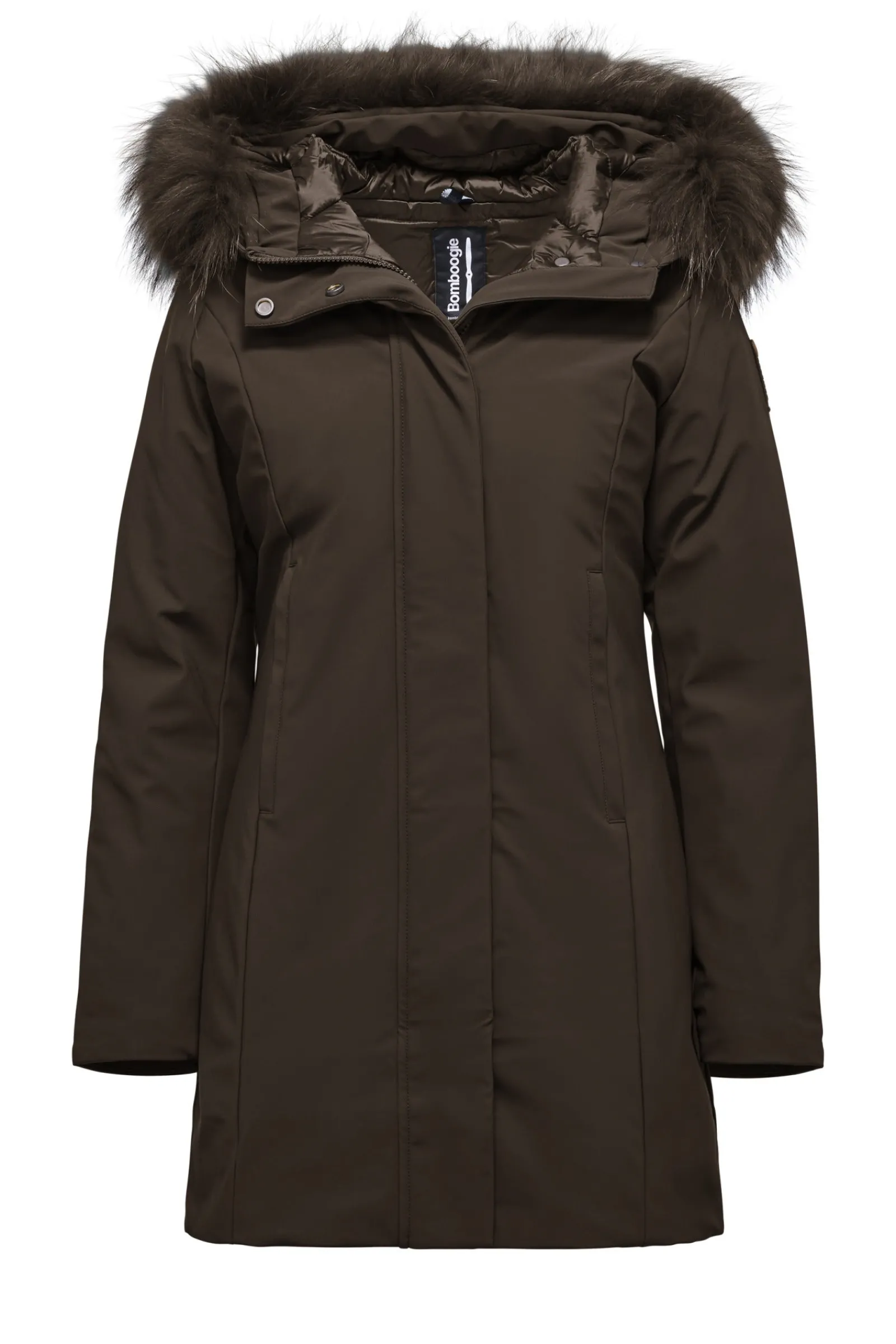 vienna_parka_jacket__parka_imbottito_con_cappuccio_in_pelliccia_5.webp Donna Bomboogie Parka>Vienna Parka Jacket - Parka Imbottito Con Cappuccio In Pelliccia